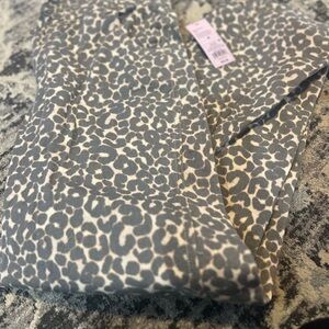 Leopard Print Wide Leg Pants Wild Fable Size M